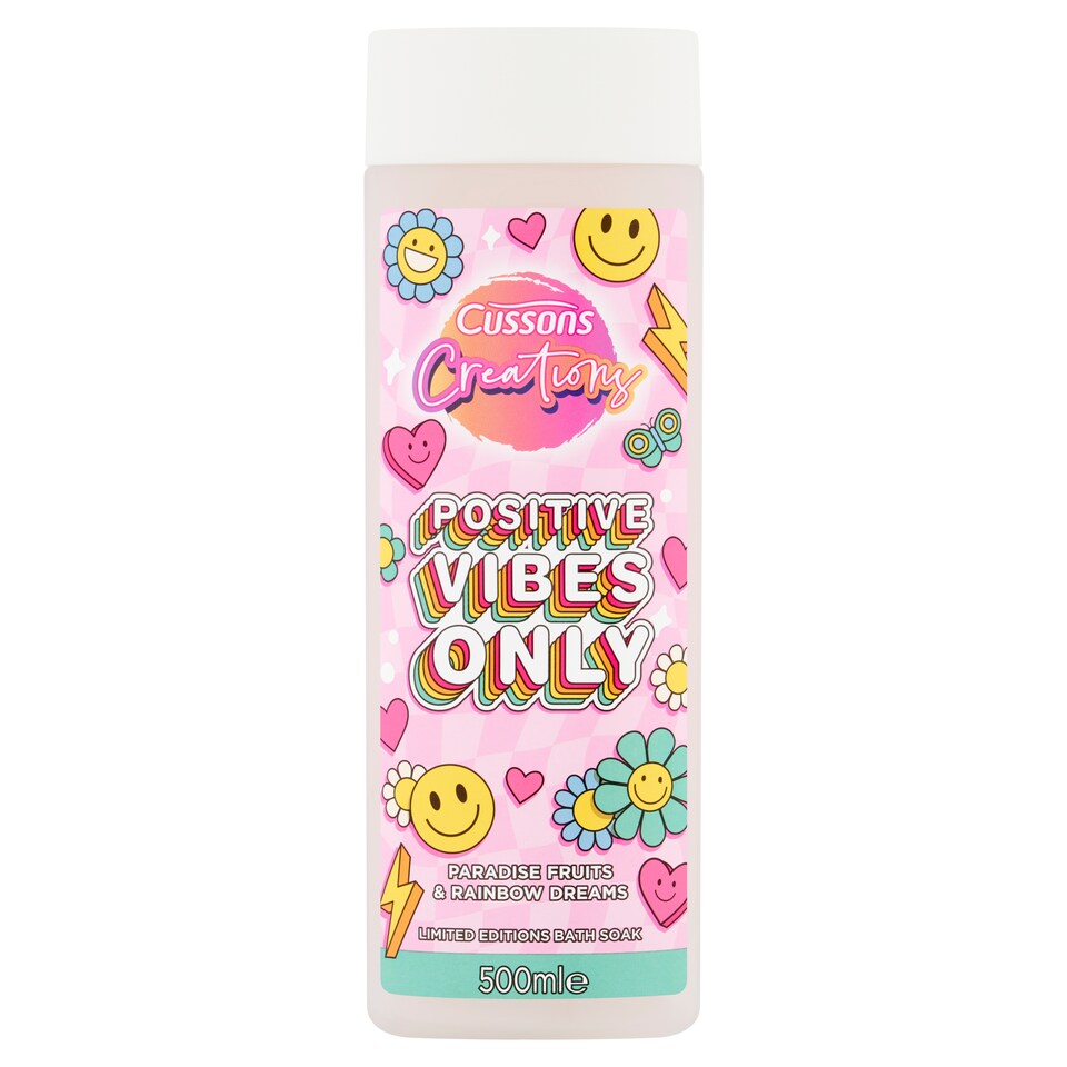 Cussons Creations Positive Vibes Bath Soak 500Ml