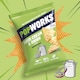 image 2 of Popworks Sour Cream & Onion Sharing Bag Popped Crisps 85g