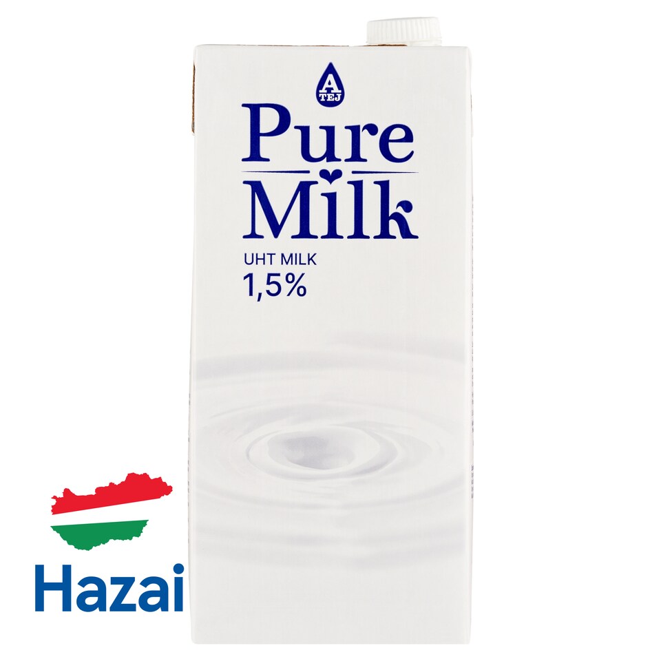 Pure Milk UHT zsírszegény tej 1,5% 1 l  1. kép