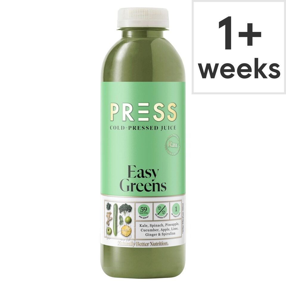 PRESS Easy Greens Cold Pressed Juice 750ml
