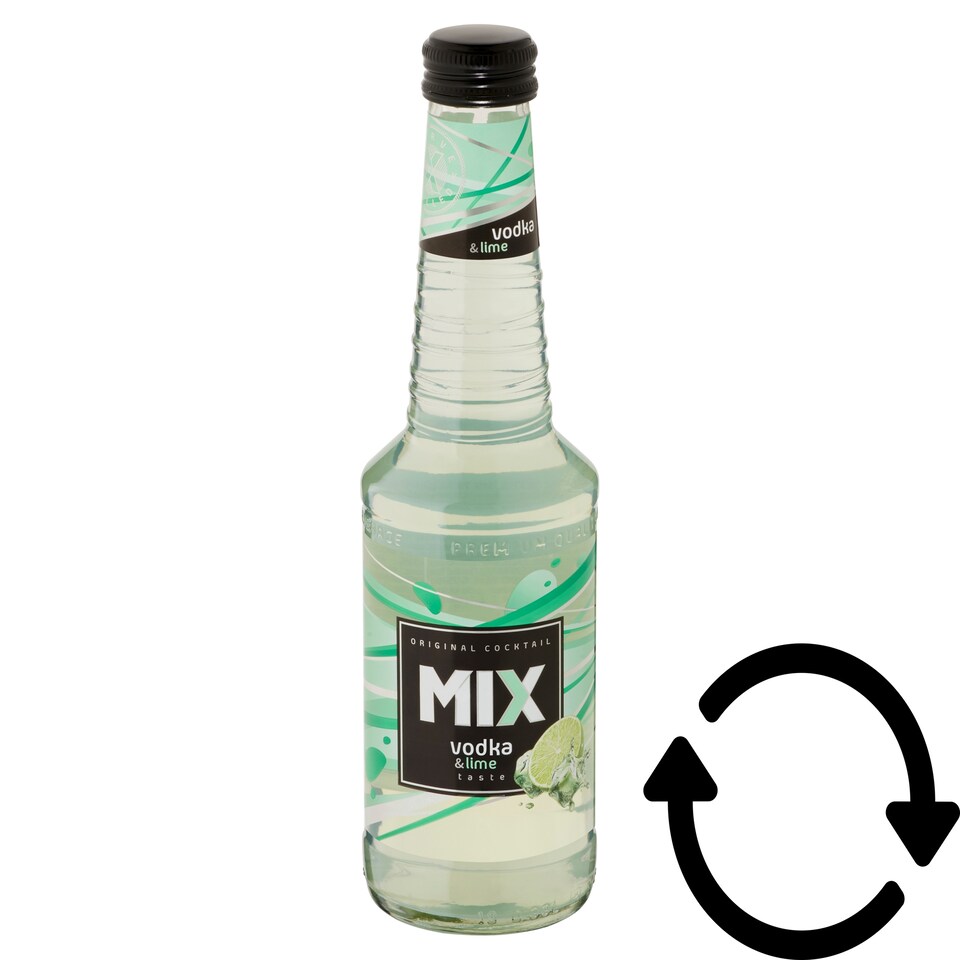 Mix szénsavas alkoholos koktél mix vodka & lime ízesítéssel 4% 0,33 l