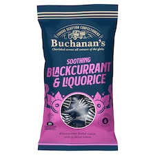 Buchanan's Soothing Blackcurrant & Liqrce Sweets 140G