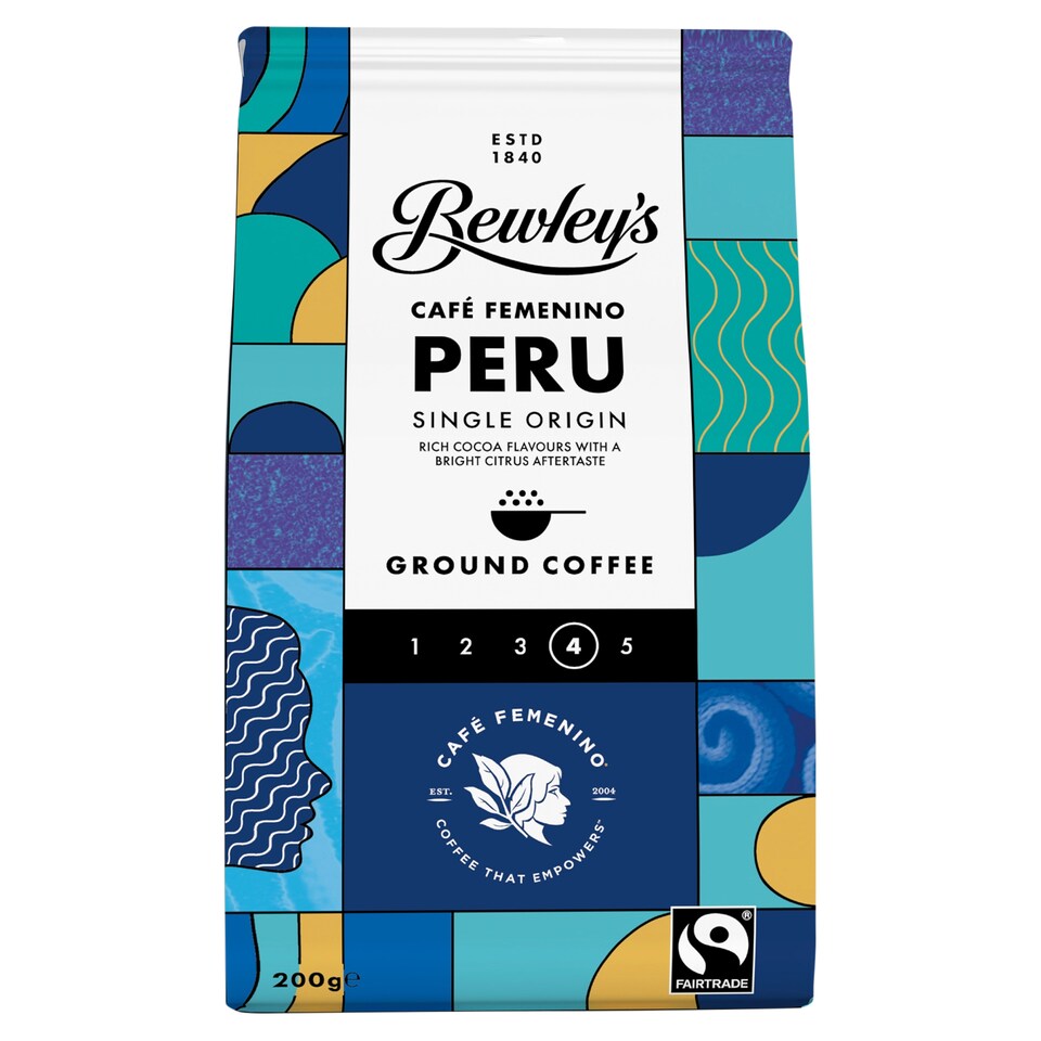Bewley's Cafe Femenino Peru Ground Coffee 200G