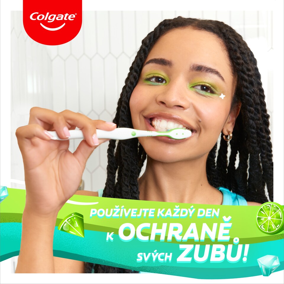 Obrázek 1 pro produkt Colgate Max Fresh Fruit Fusion Zesty Lime ochucená zubní pasta  75ml