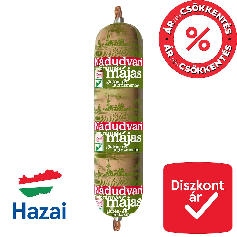Nádudvari glutén- és laktózmentes majorannás sertés májas 110 g
