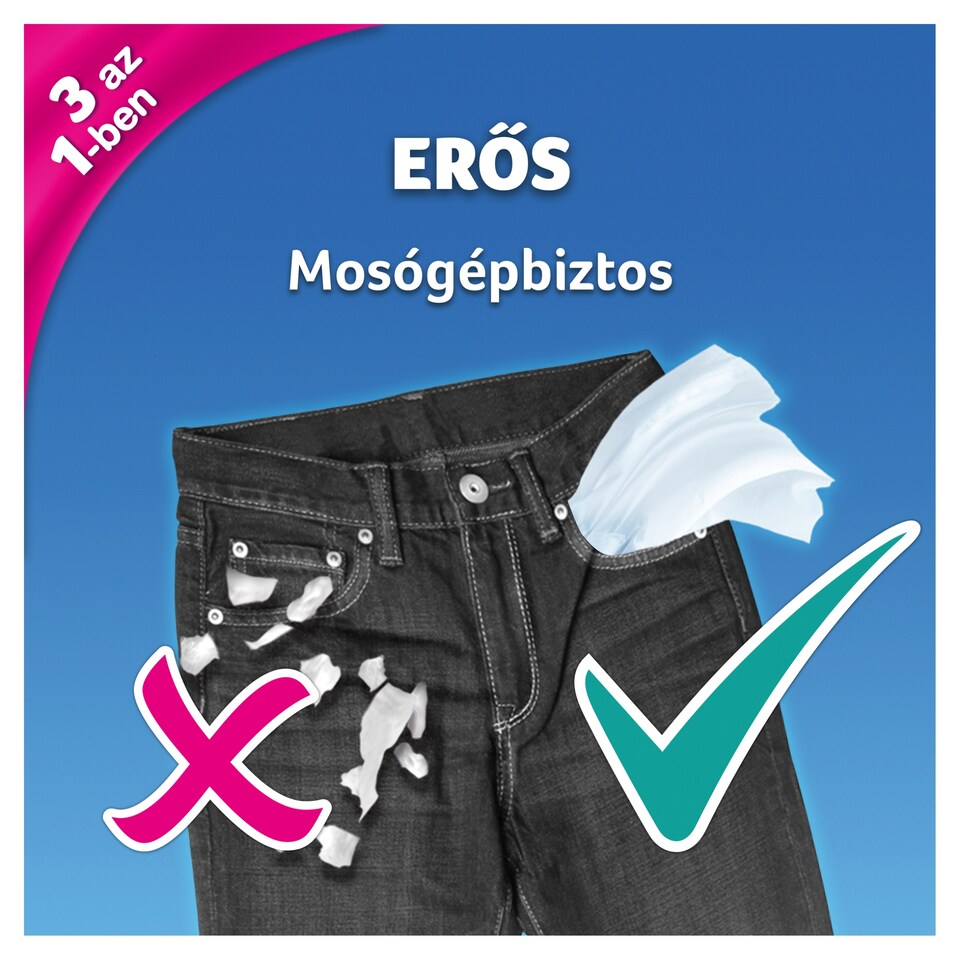 Zewa Deluxe Limited Edition illatosított papír zsebkendő 3 rétegű 90 db  1. kép