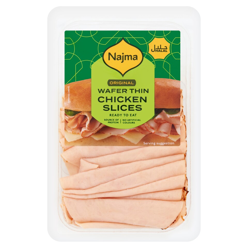 Najma Wafer Thin Chicken Slices 125g