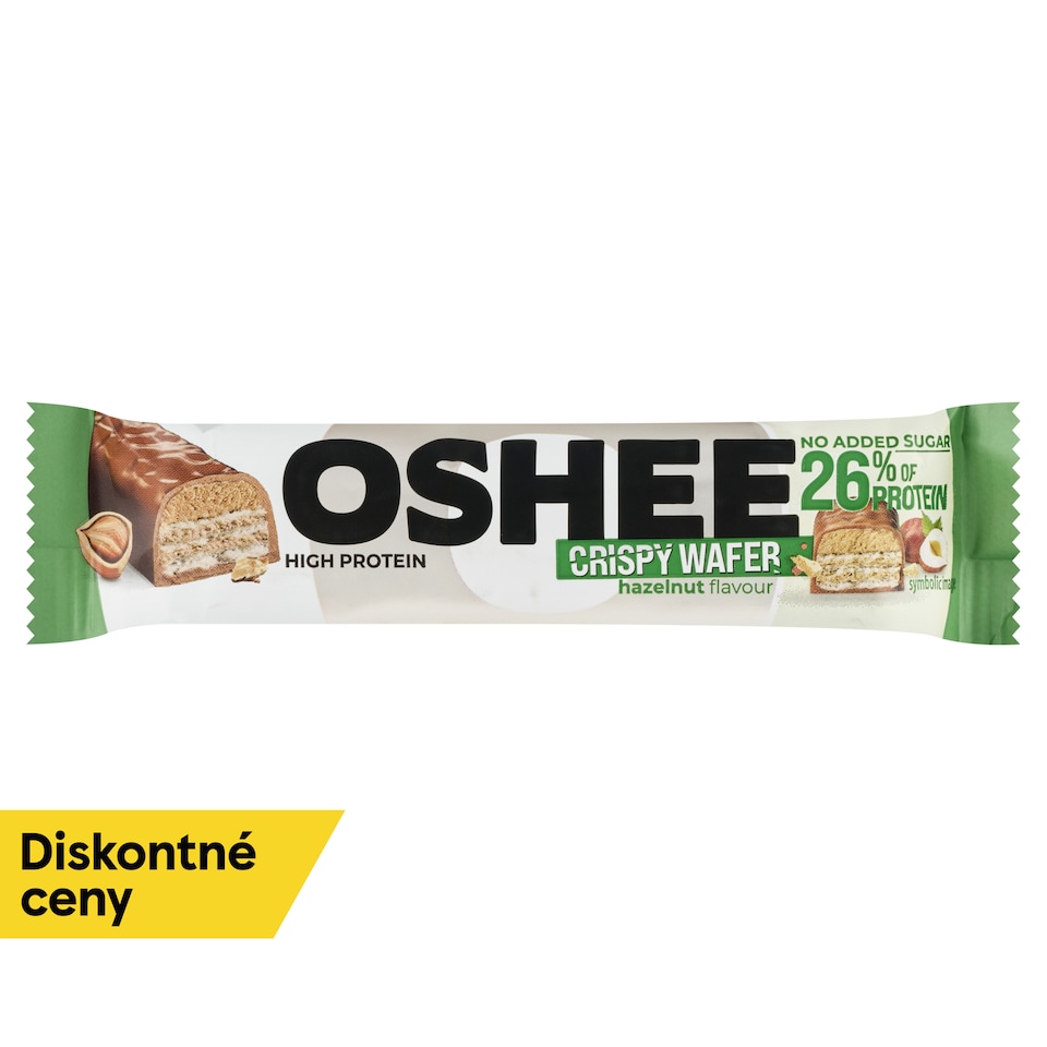 obrázok 1 z Oshee Oplátka s kakaovým krémom a orechovo-arašidovou náplňou v mliečnej čokoláde 37 g