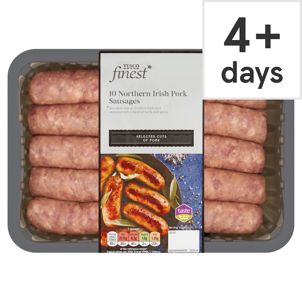 Tesco Finest Pork Sausages 667G
