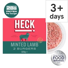 Heck Minted Lamb Burgers 2 Pack 320g