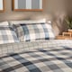 image 2 of  Silentnight Supersoft Check Duvet Set King 