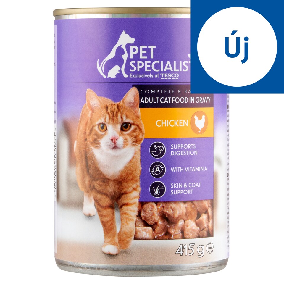 Pet Specialist Adult Cat Food in Gravy with Chicken 415 g