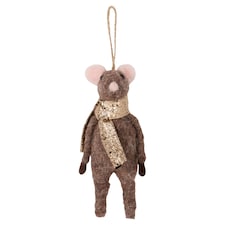 Bayswood Mouse Hanging Christmas Decoration