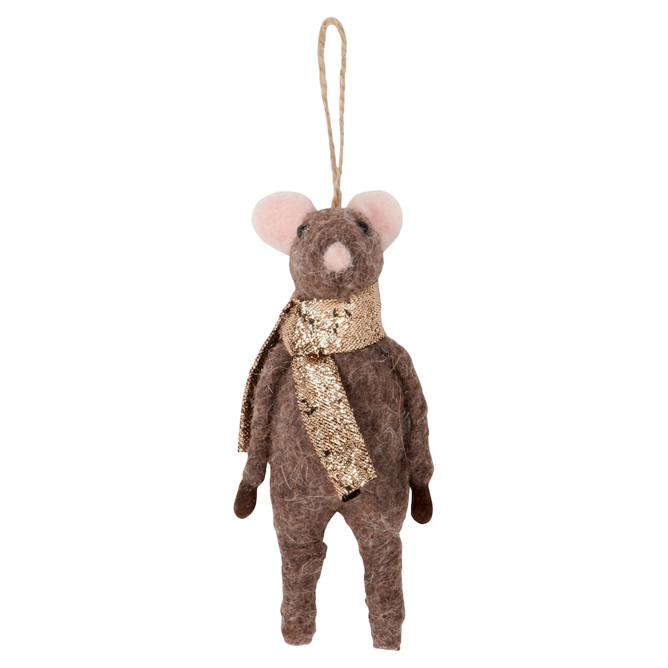 Bayswood Mouse Hanging Christmas Decoration