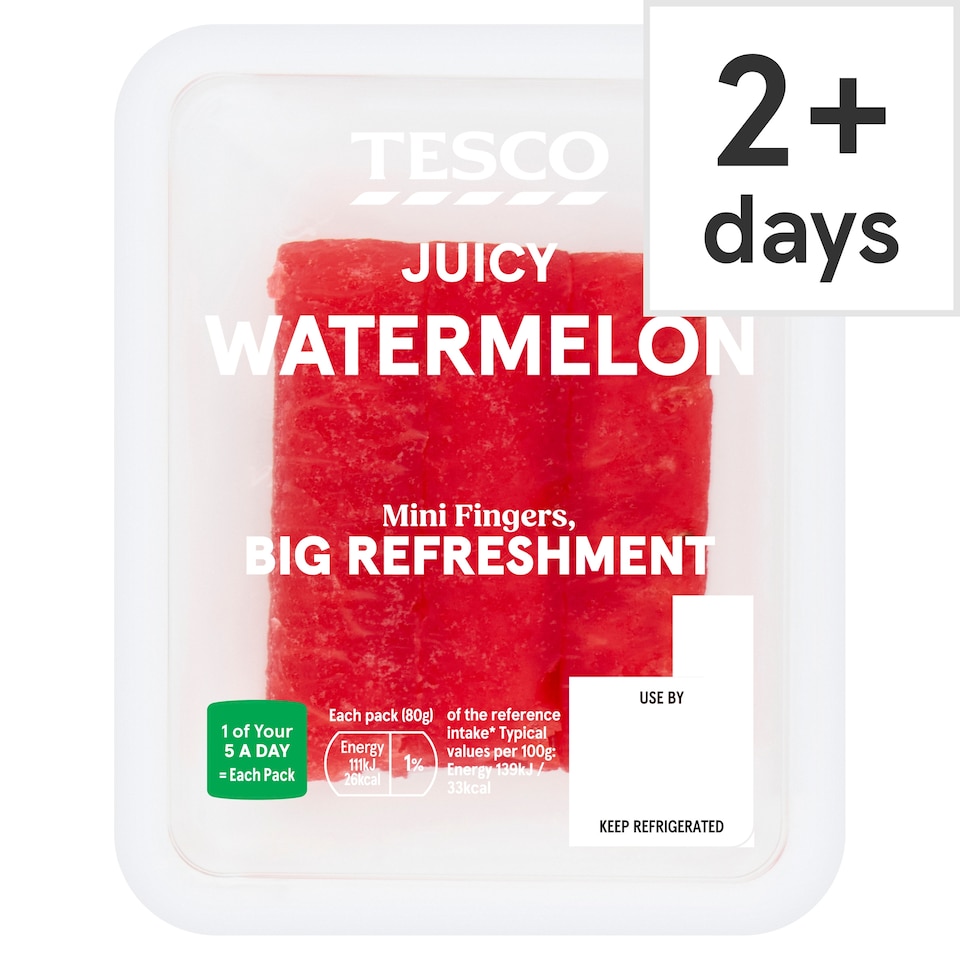 Tesco Juicy Watermelon 80g