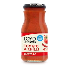 Loyd Grossman No Added Sugar Tomato & Chilli Sauce 350G