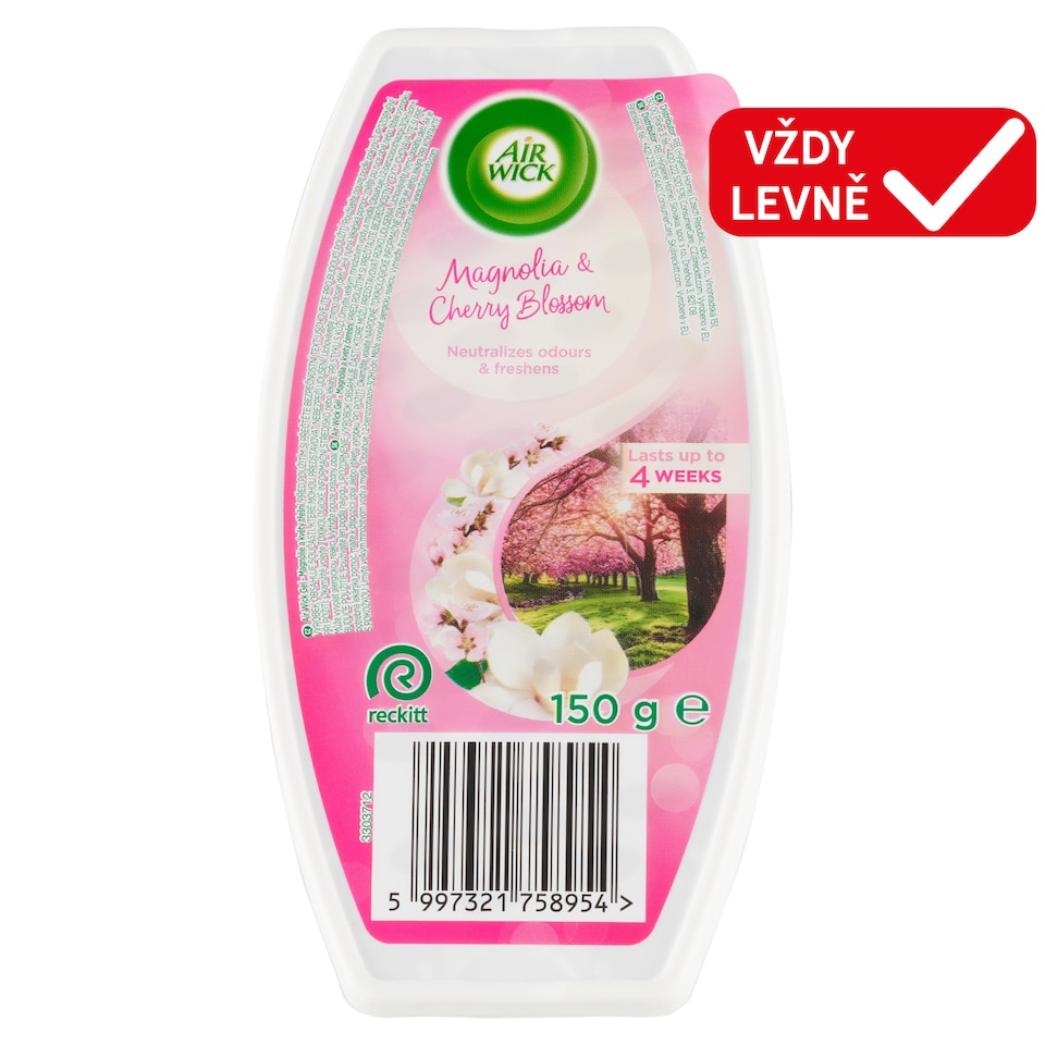 Obrázek 1 pro produkt Air Wick Gel magnólie a květy třešní 150g