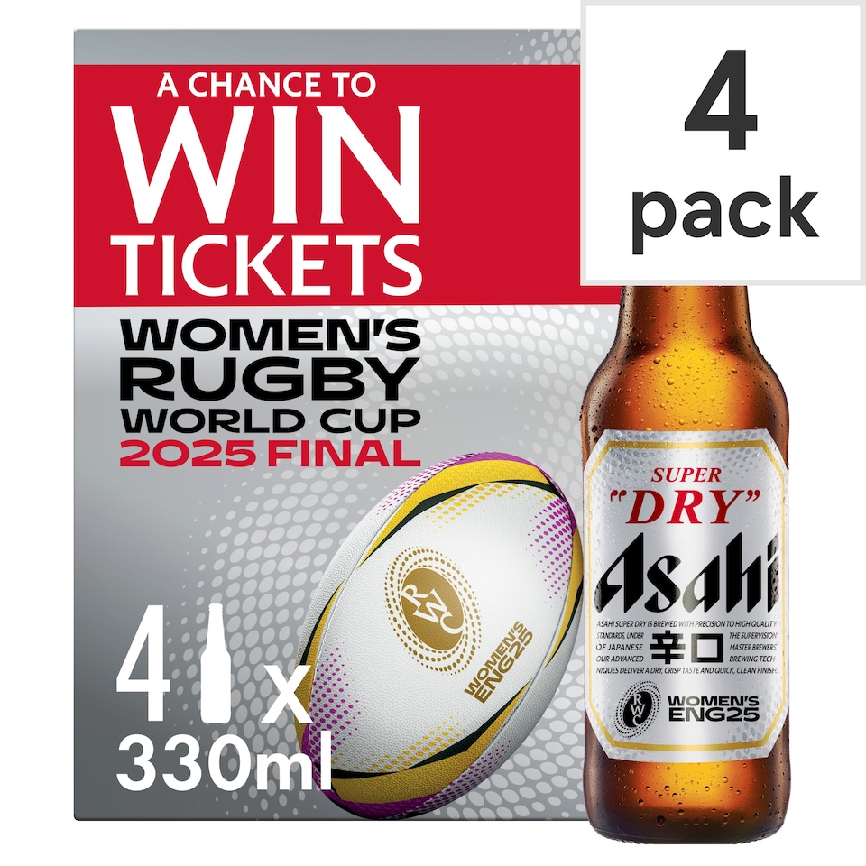 image 1 of Asahi Super Dry 4X330ml