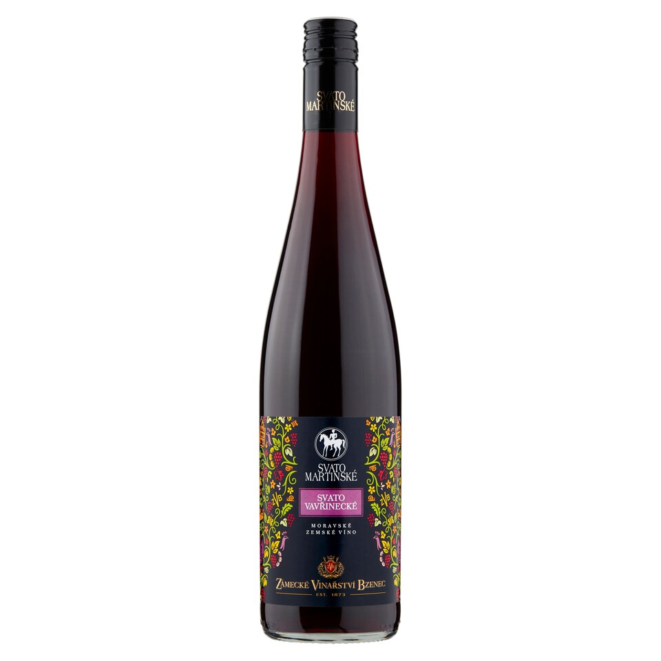 Zámecké Vinařství Bzenec St. Martin St. Lawrence Red Dry Moravian Wine 0.75L