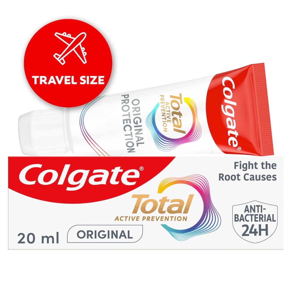image 1 of Colgate Total Active Prevention Original Travel Toothpaste 20ml