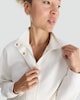 image 2 of F&F Active High Neck Jacket in Cream