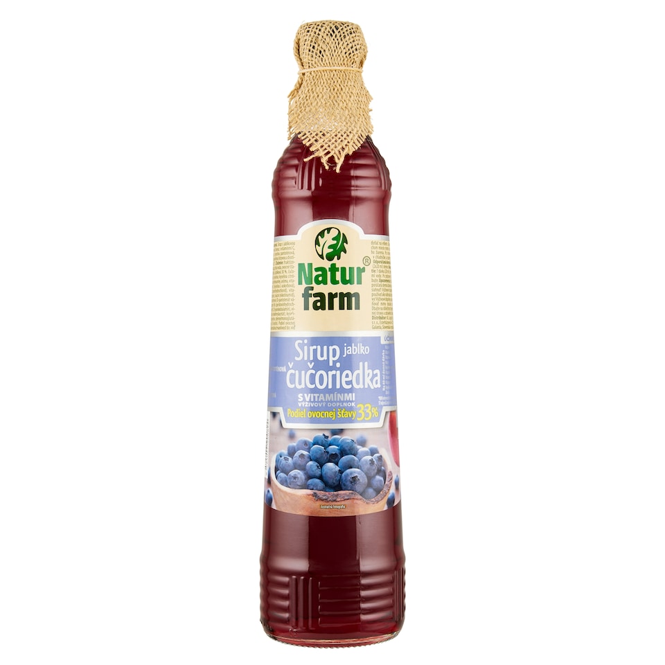 obrázok 1 z Natur Farm Sirup jablko čučoriedka s vitamínmi 0,7 l