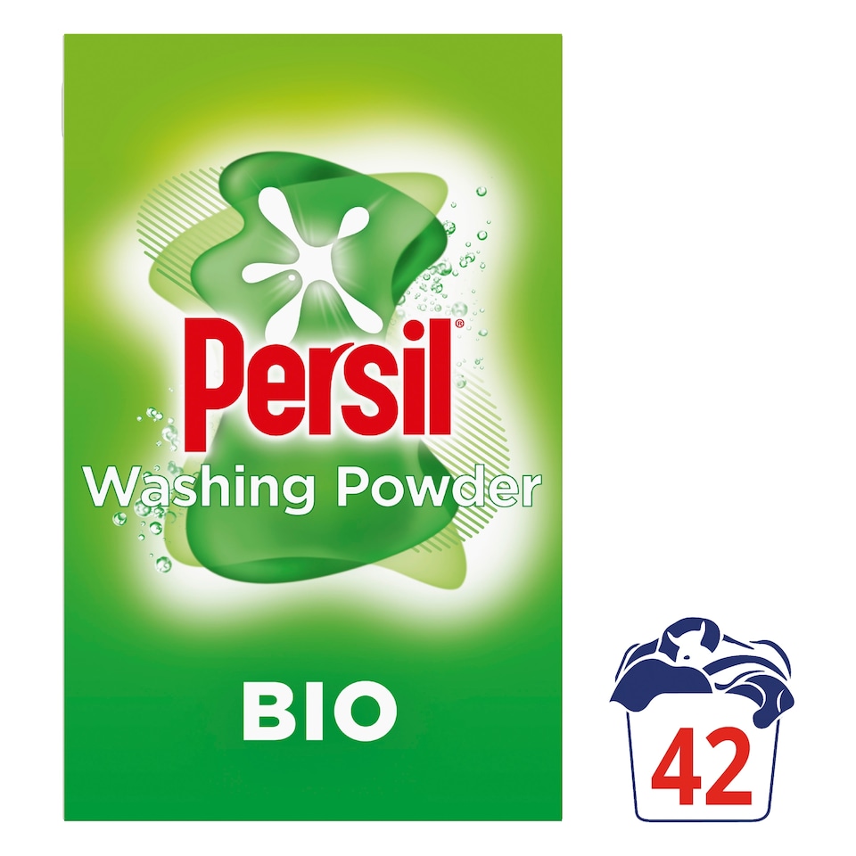 image 1 of Persil Biological Laundry Washing Powder 42 Washes 2.1kg