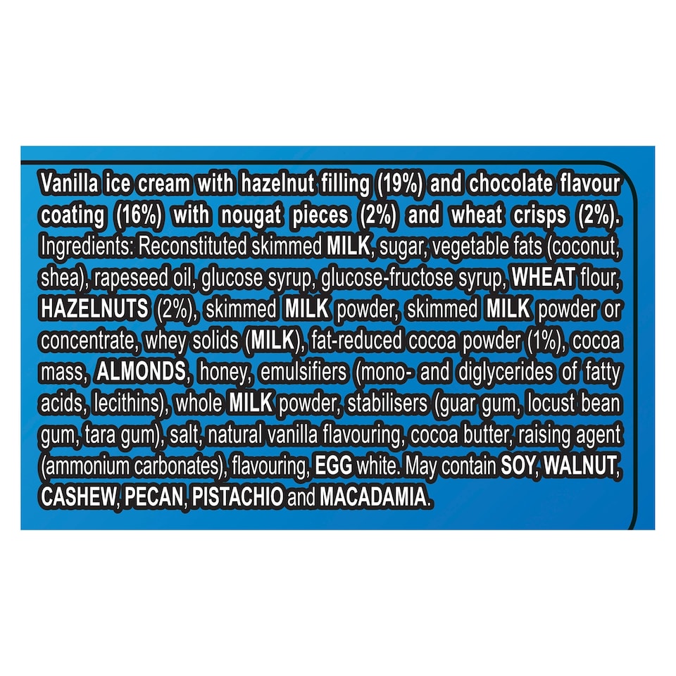 image 1 of Wall's Feast Hazelnut Chocolatey Core Ice cream 90ml
