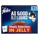 image 1 of Felix As Good As it Looks Senior 7+ Meat in Jelly Wet Cat Food 12x85g