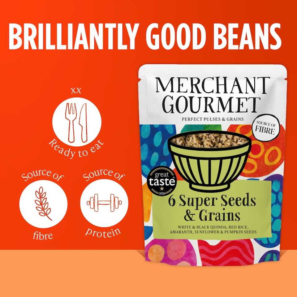 image 1 of Merchant Gourmet Ready To Eat 6 Super Seeds & Grains 250g