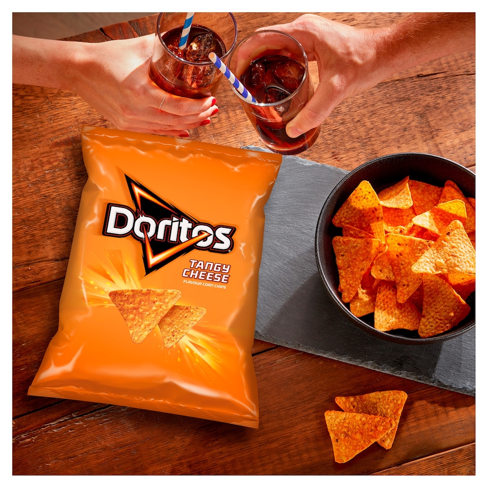 image 1 of Doritos Tortilla Chips Tangy Cheese Sharing Bag Crisps 180g