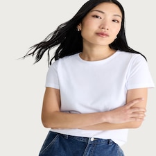 F&F Pure Cotton Short Sleeved T-Shirt in White