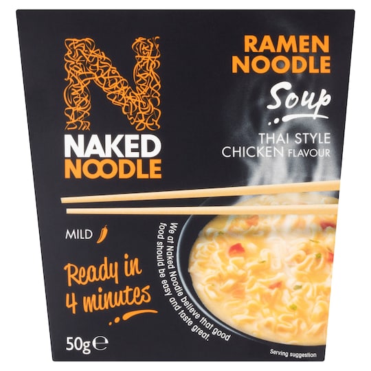 NAKED NOODLE THQAI CHICKEN NOODLE SOUP 50G Tesco Groceries
