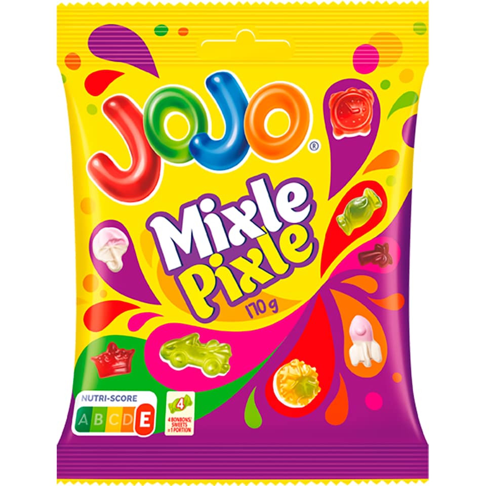 image 1 of JOJO Mixle Pixle Jelly Candies with Fruit Flavors 170 g