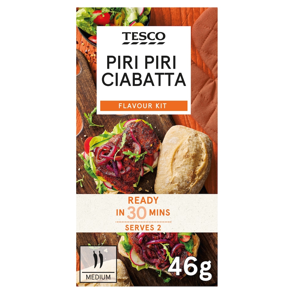 Tesco Peri Peri Ciabatta Flavour Kit 46g