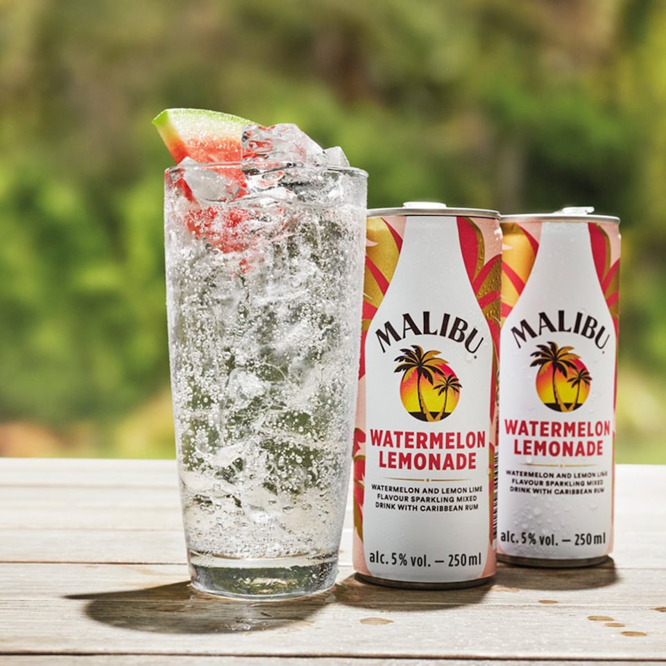 image 1 of Malibu Watermelon Lemonade 250Ml