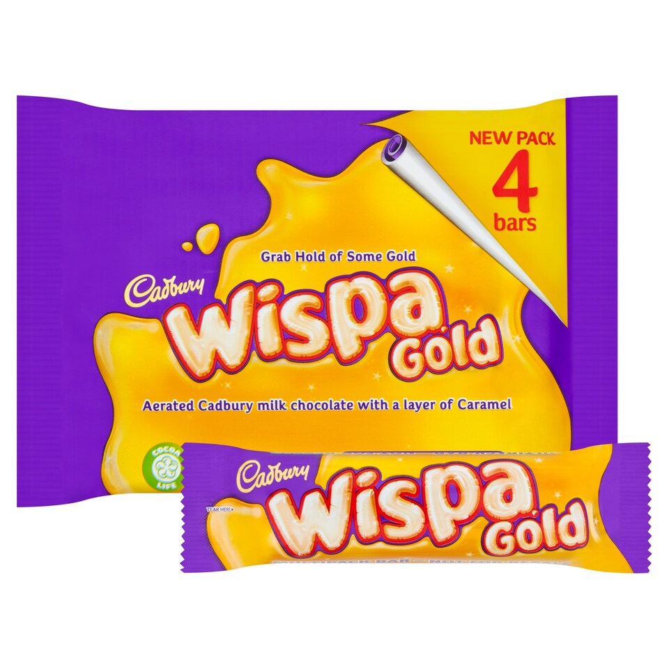 image 1 of Cadbury Wispa Gold 4X41g
