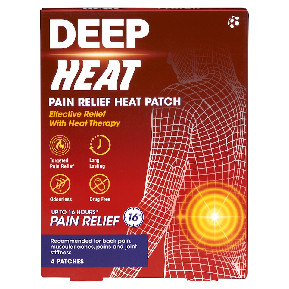 Deep Heat Pain Relief Patch 4s