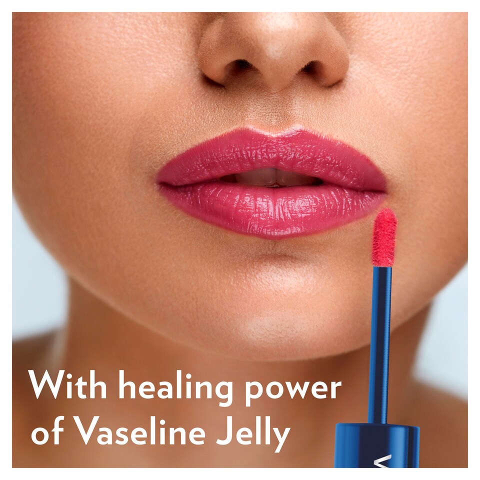 image 1 of Vaseline Prime And Shine Plum Red Lip Gloss