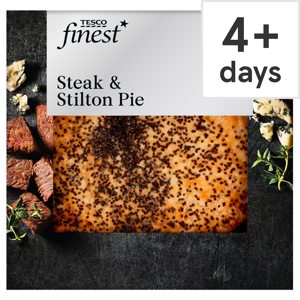 Tesco Finest Steak & Stilton Pie 250G