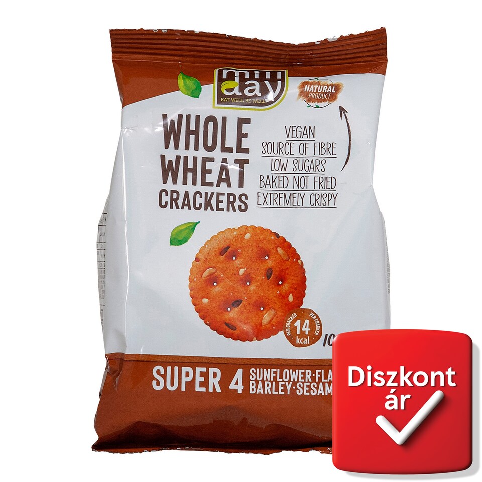 MILL DAY teljes kiőrlésű kréker 4 magvas 100 g