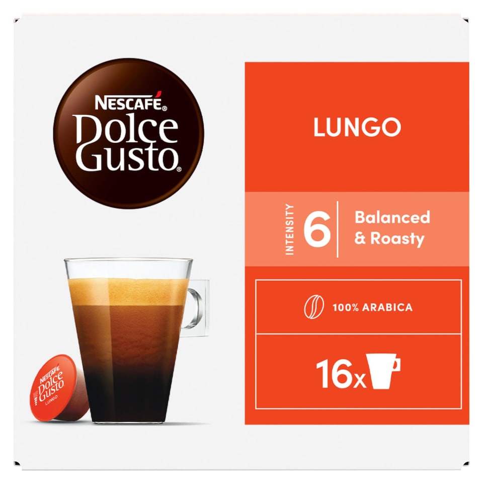 image 1 of NESCAFÉ Dolce Gusto Lungo - Coffee Capsules - 16 pcs