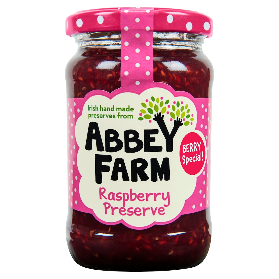 Abbey Farm Raspberry Jam 340G