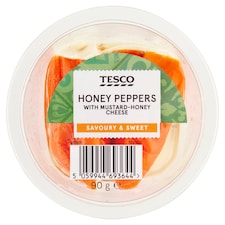 TESCO Honey peppers with mustard-honey cheese 90 g