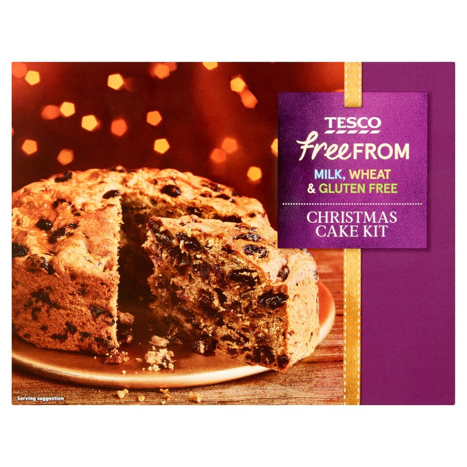 Tesco Free From Xmas Cake Kit 500g