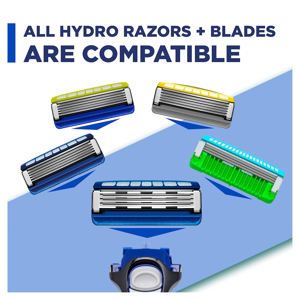 image 1 of Wilkinson Sword Hydro 3 Skin Protection Mens Razor Blade X4