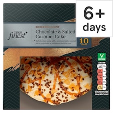 Tesco Finest Chocolate And Salted Caramel Cake