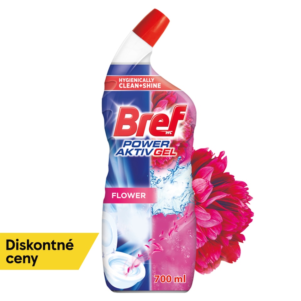 obrázok 1 z Bref Power Aktiv Gel WC čistič Flower 700 ml