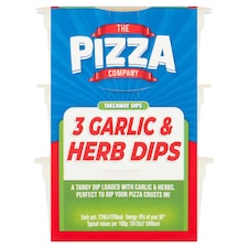 The Pizza Co. Garlic & Herb Dips 90G