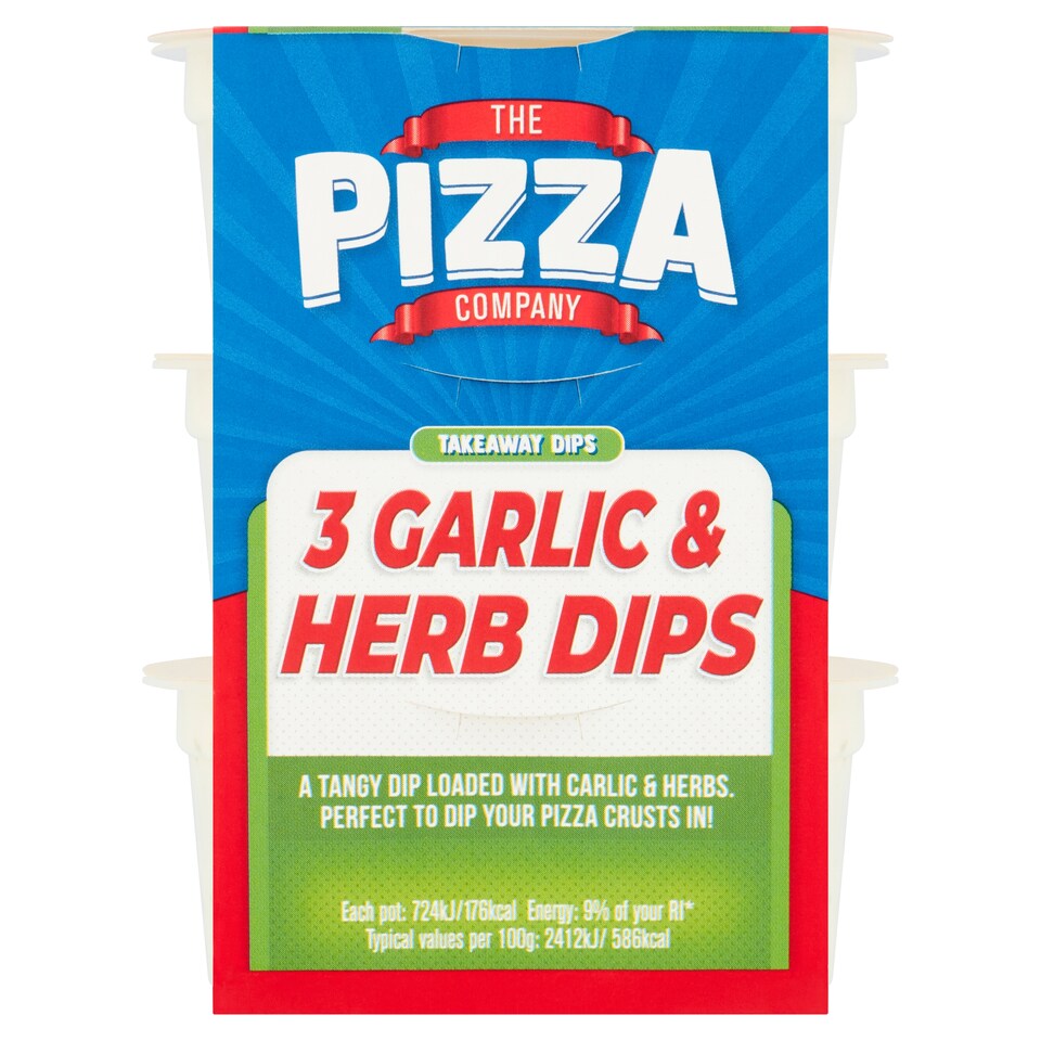 The Pizza Co. Garlic & Herb Dips 90G